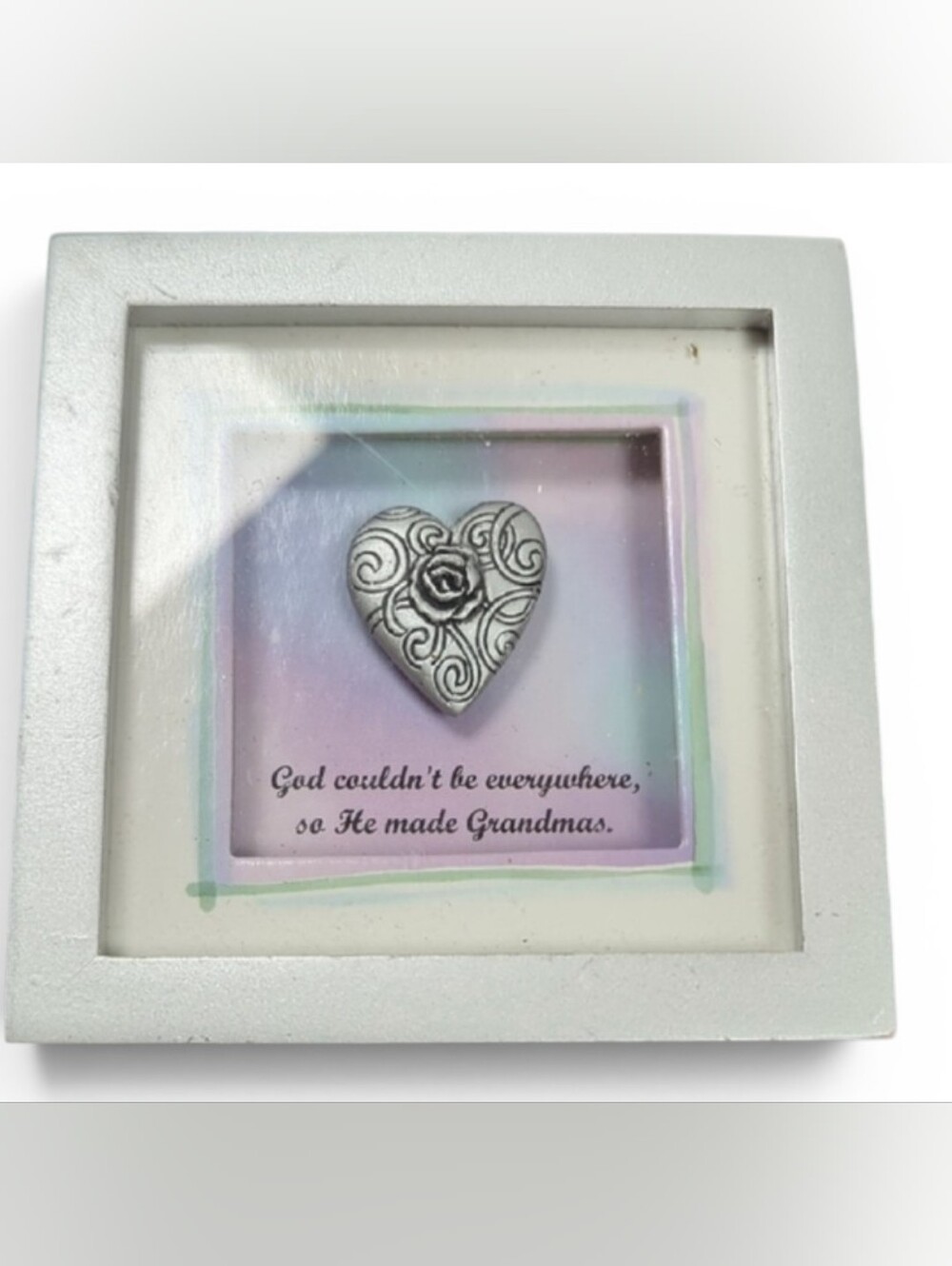 GANZ Silver Heart Grandma Frame